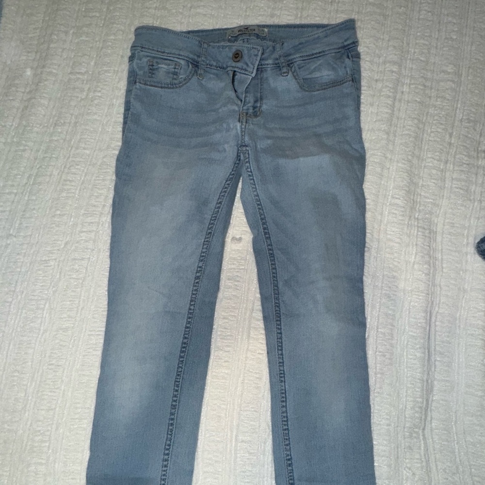 Hollister Women's Light Blue High Rise Jeans